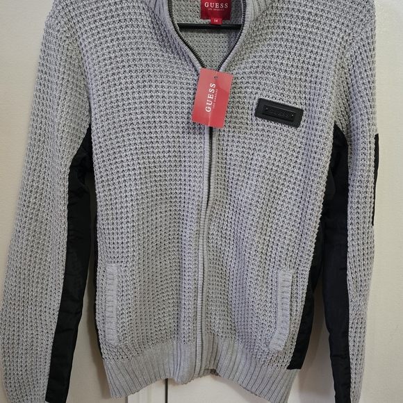 Guess Gray and Black Knit Cardigan - Picture 2 of 7